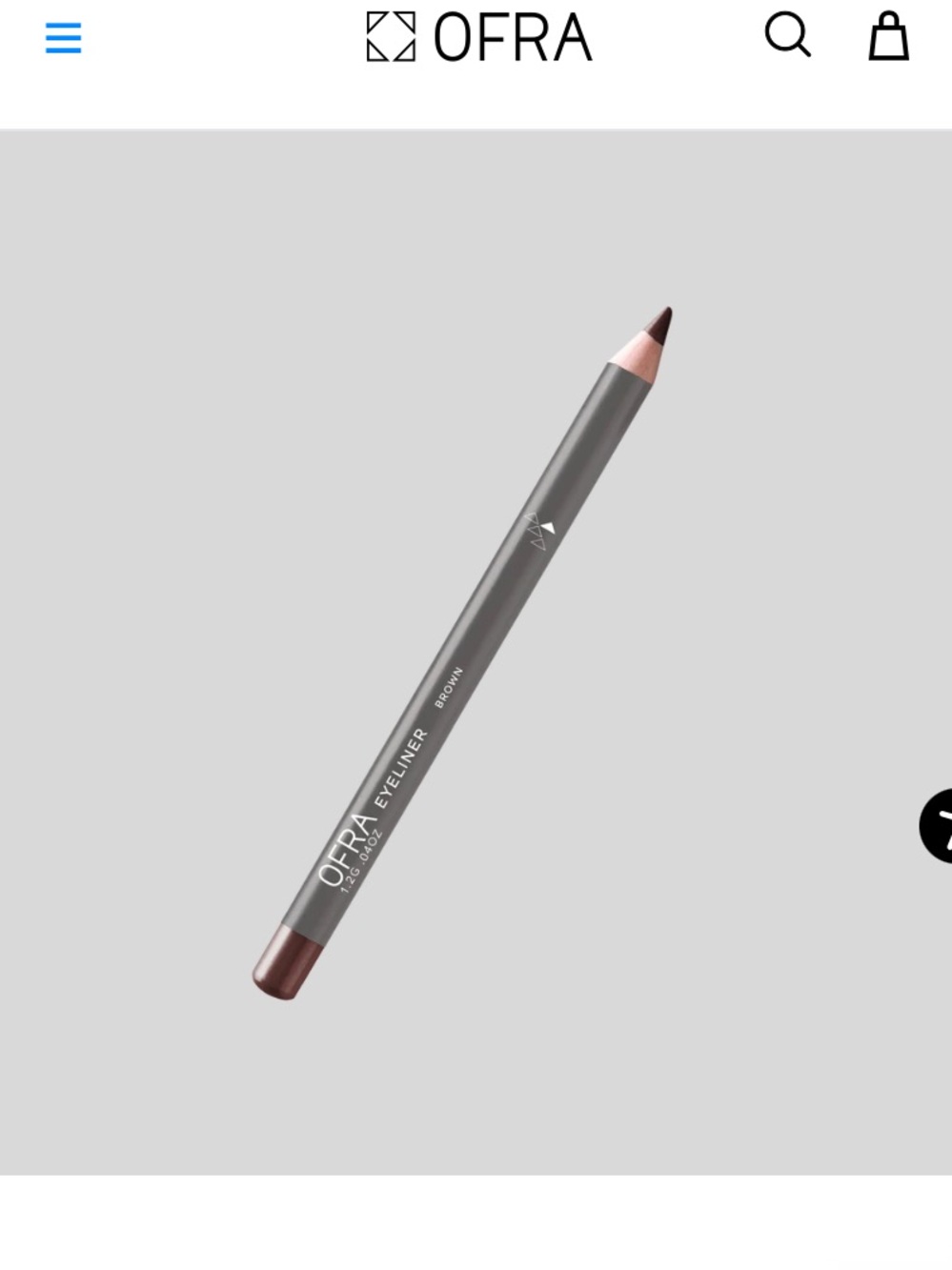 Brown Eyeliner, By Ofra, Full size brand new!